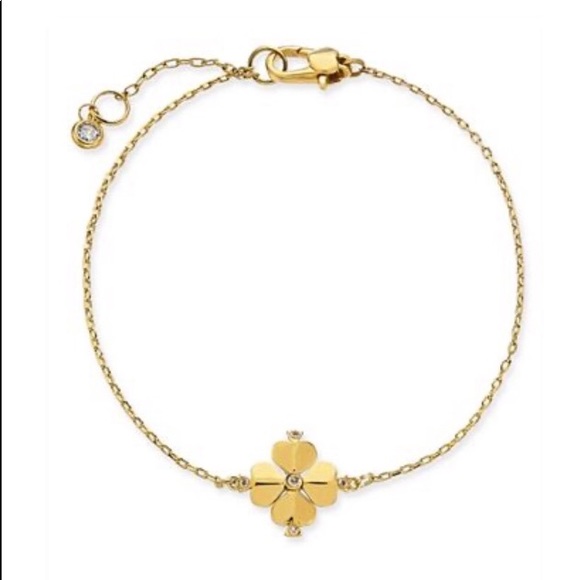 Kate Spade Logo Mini Flower Pendant & Bracelet NWT - Picture 4 of 6